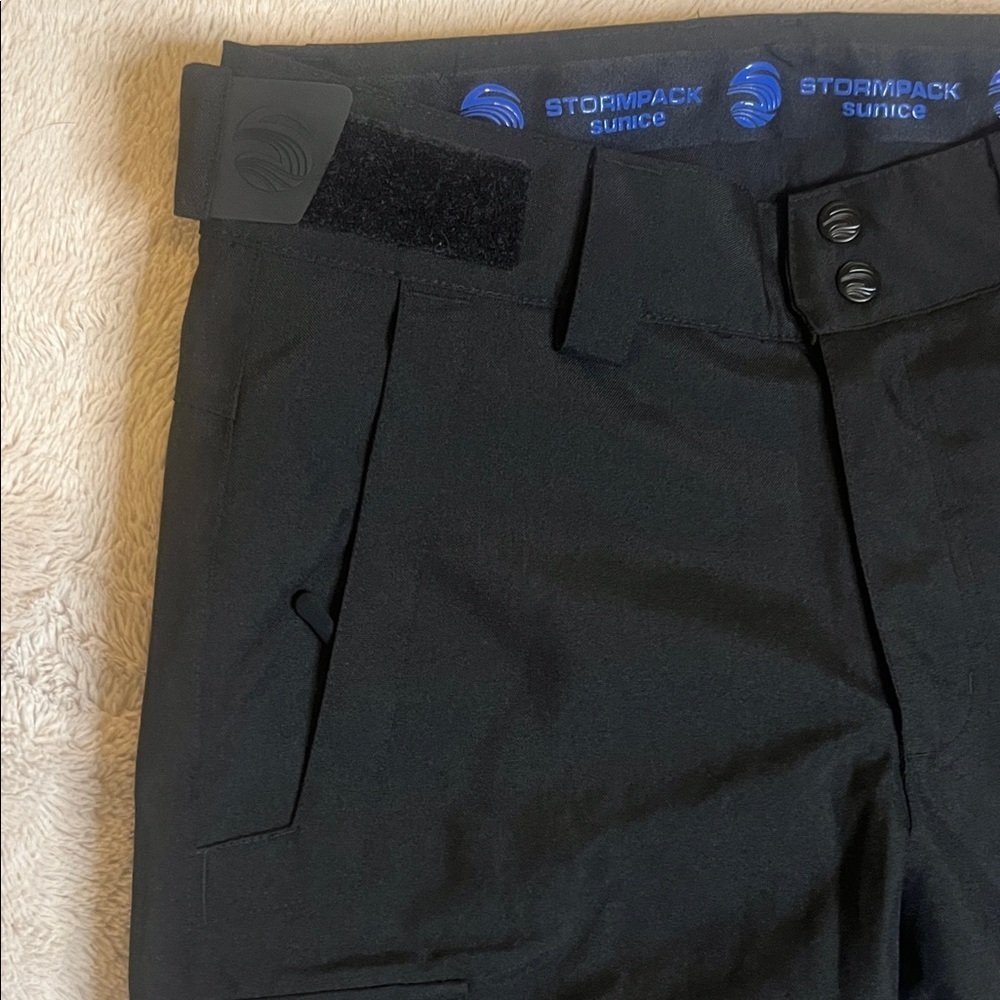 NWOT Sunice Women's Black Snow Stormpack Cargo Pants sz S - Picture 2 of 11